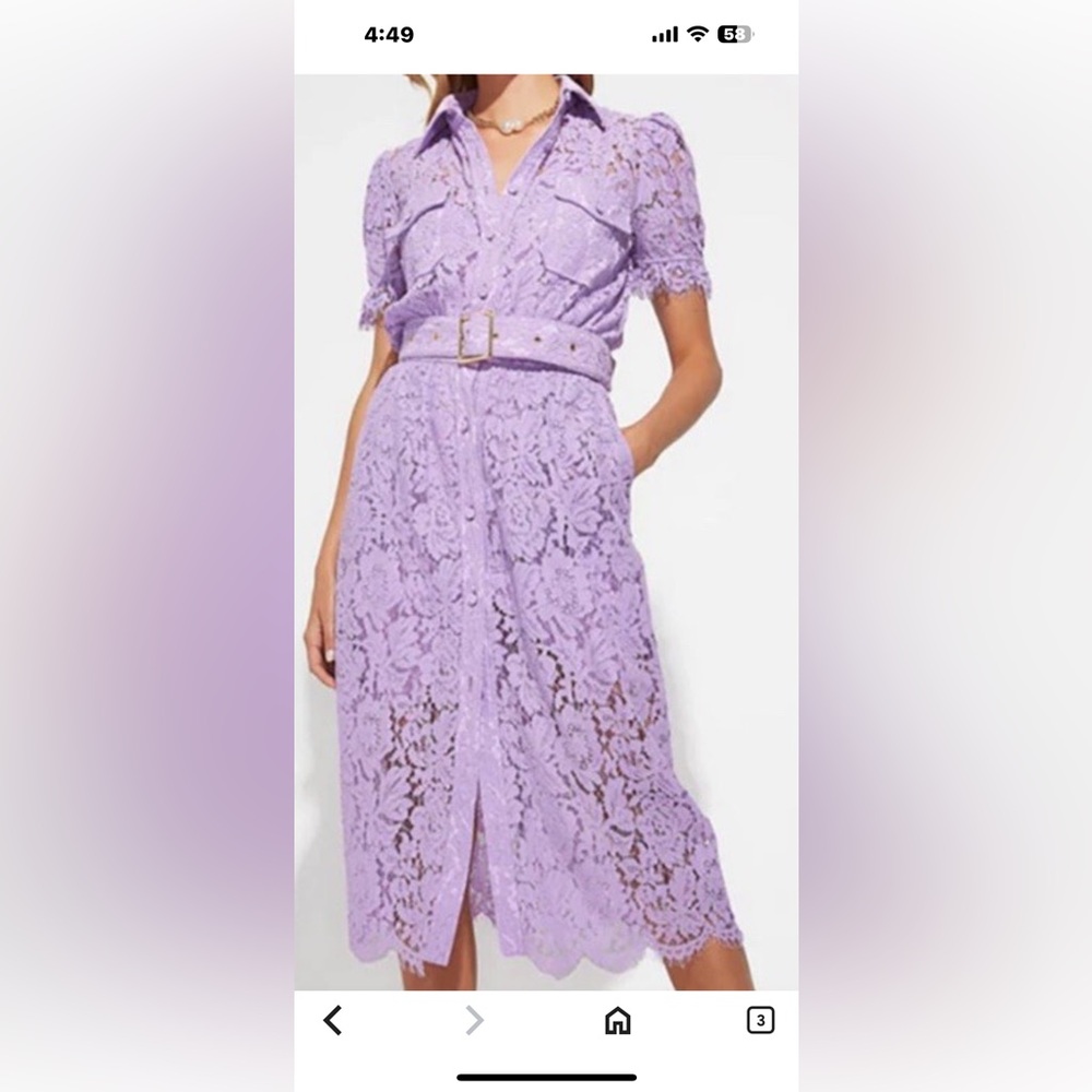 NWT
Gorgeous lace lavender Generation Love dress
